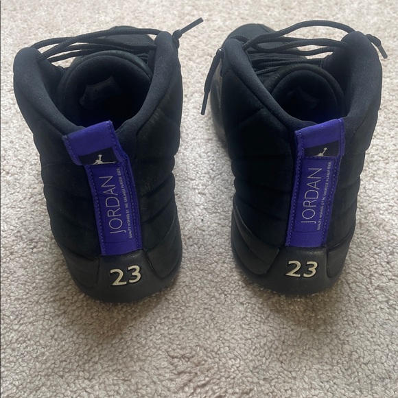 Jordan 12 Retro Black Dark Concord - Picture 5 of 9